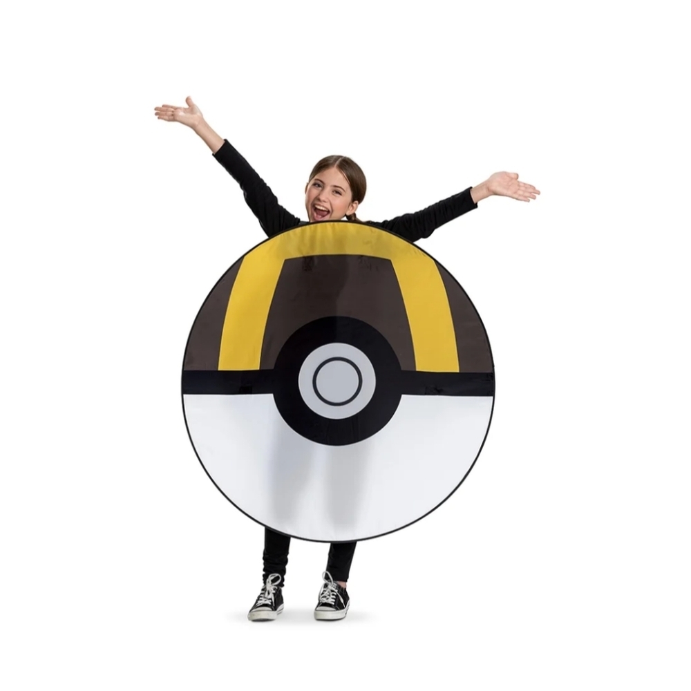 Pokemon Poke Ball Ultra Ball Pop-Out Costume, Child or Adult, One Size Fits Most